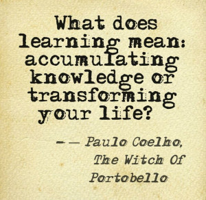 Paulo Coelho , Witch of Portobello quote