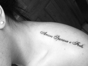 faith hope love symbol tattoo