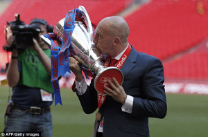 He's back: Ian Holloway celebrates winning promotion to the Premier ...