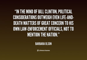 quote Barbara Olson in the mind of bill clinton political 28656 png