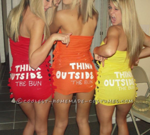 This Hot Taco Bell Sauces Girls Group Costume was my costume last year ...
