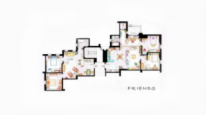 apartments friends tv series floor plans 1920×1080 wallpaper TV