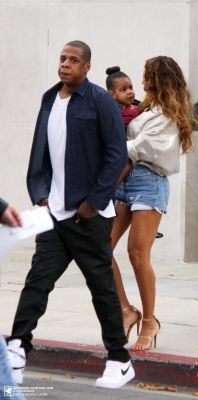 Blue & Jay Heading Towards Saks Fifth Avenue Store In Beverly Hills ...