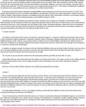essay on The Trial and Conviction of Louise Woodward