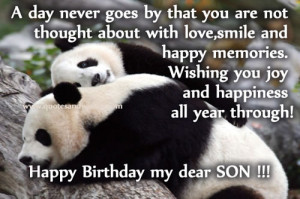 Happy Birthday quotes for son, hbd wishes greetings for Son, picture ...