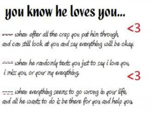 You Know He Loves You