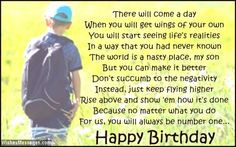 ... My Adult Son | Sweet birthday card poem to son from mom and dad More