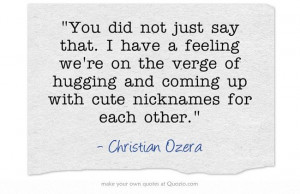 Vampire Academy Quotes | Christian Ozera