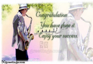 An animated congratulations ecard for students who have. finally ...