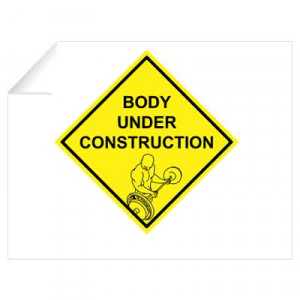 ... > Wall Art > Wall Decals > Body Under Construction Wall Decal