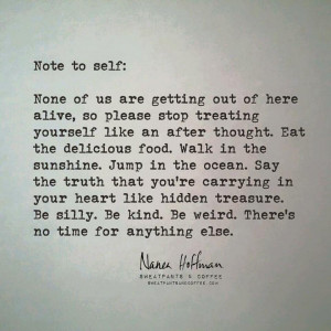 Motivational Monday: Note To Self
