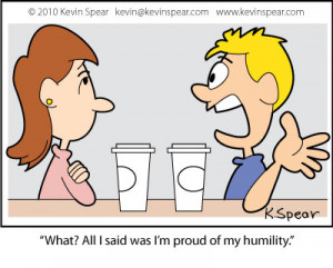 Cartoon: Pride and Humility