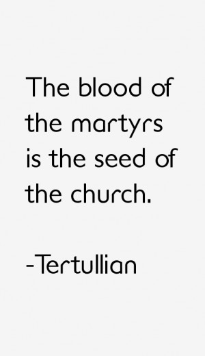 Tertullian Quotes & Sayings