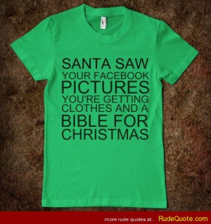 facebook pictures You re getting clothes and a Bible for Christmas