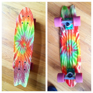 tie dye pennyboard