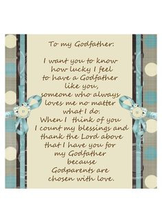 Godfather Picture Frame Insert Gift Idea More