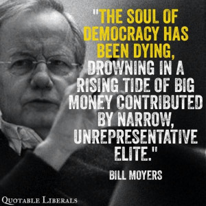 The soul of democracy has been dying, drowning in the rising tide of ...