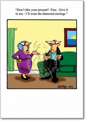 Diamond Earrings Unique Adult Humor Birthday Greeting Card Nobleworks