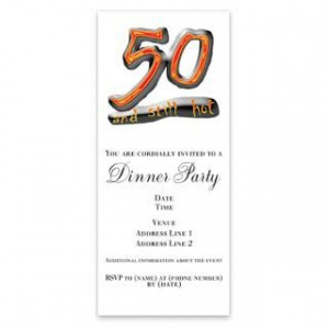 50Th Birthday Sayings Invitations 50Th Birthday Sayings Invitation
