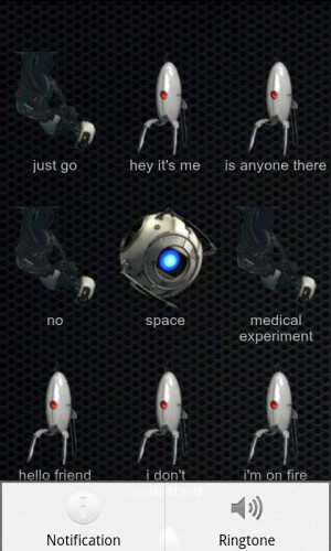 TOP Portal 2 Soundboard - screenshot