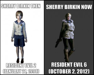 Resident Evil / Biohazard -Sherry Then & Now