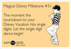 Magical Disney Milestone #31 : The moment the countdown to your Disney ...