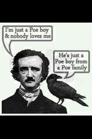 Edgar Alan Poe, raven, good song, funny