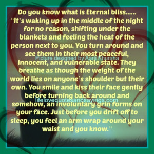 Eternal Bliss And Peace..