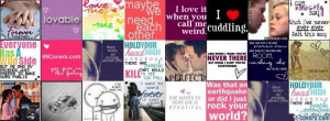 Love Quotes Collage Facebook Cover Timeline Banner For
