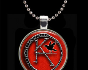 KA Symbol The Dark Tower Round Pend ant with Chain ...