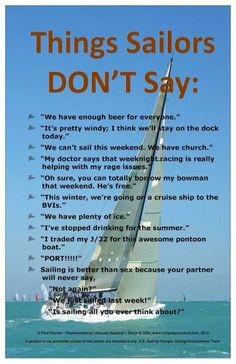 Sailors DON'T say . . . More