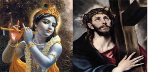 Krishna And Jesus Krishna and Christ