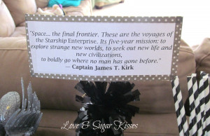 One thing Star Trek fans love to do, is to quote Star Trek. So I ...