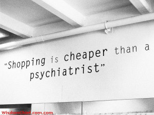 The Real Quote On Shopping Funny Picture