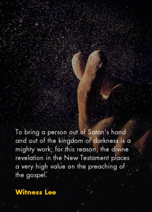 The Purpose of God’s Calling: to Bring us Out of Satan’s Hand and ...