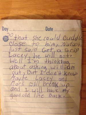 haha oh the hard life of a 10 year old...