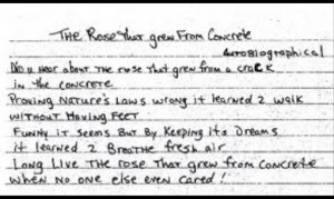 Poem Tupac Wrote For His...