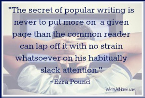 Ezra Pound Quote. He was amazing at edits.