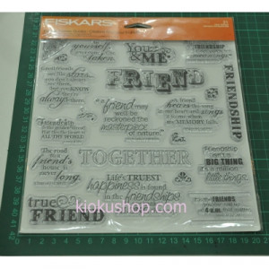 ... Quotes Clear Stamps-Friends Forever :: ร้าน Scrapbook