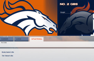 That's right, TWO No. 2 QBs on the Broncos' Depth Chart .
