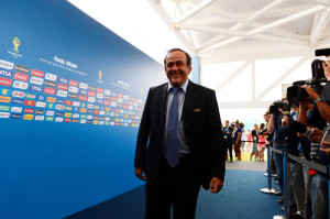 Michel Platini FIFA Executive Committee member Michel Platini smiles