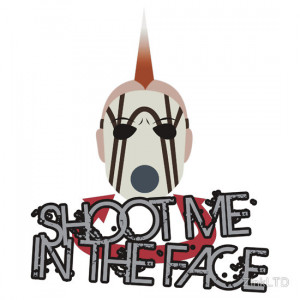 ... Portfolio › Face McShooty- Borderlands 2 (Simplified Face&Quote