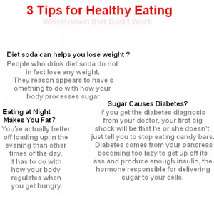 Healthy Food Tips About
