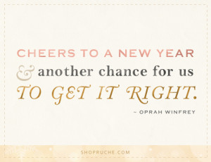 ... around the corner! Have you made your New Year's resolutions yet