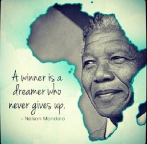 Nelson Mandela inspirational quote