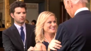 Biden groped by Leslie Knope on latest episode of ‘Parks and ...