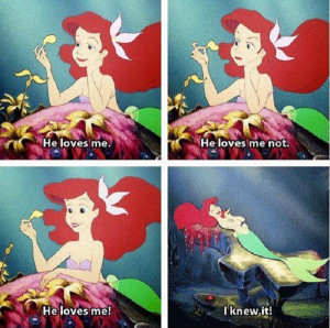He Loves me Little Mermaid quote
