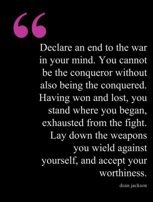 Truce again, very wise. You liked the previous truce post. Being at ...