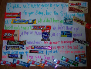 My roommates birthday was today, his employees gave him this