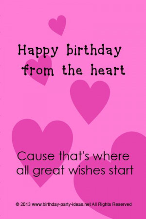 Cute Birthday Sayings Quotes Messages Wording Cards Wishes